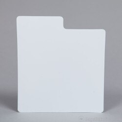 White Plastic 45rpm Record Divider